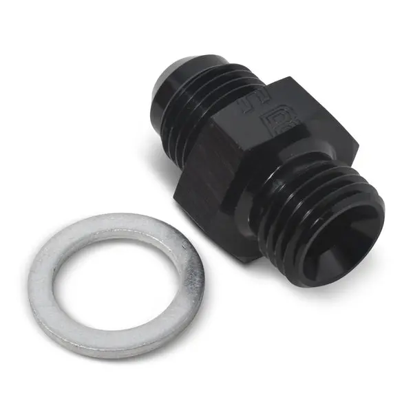 Russell - An-6 Flare To 12Mm X 1.5 Metric Adapter Fitting With Black Finish 1