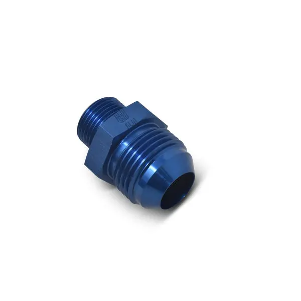 Russell - An-8 Flare To 16Mm X 1.5 Metric Adapter Fitting With Blue Finish 1