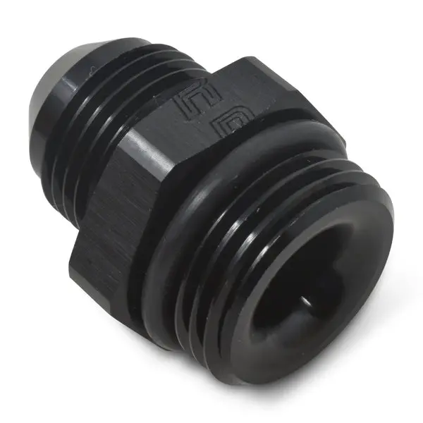 Russell - An-6 To An-8 Radius Port O-Ring Boss Adapter With Black Finish 1