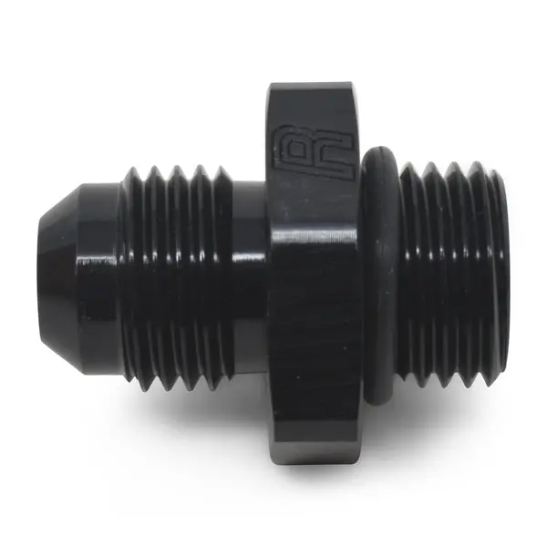 Russell - An-12 To An-10 Radius Port O-Ring Boss Adapter With Black Finish 1