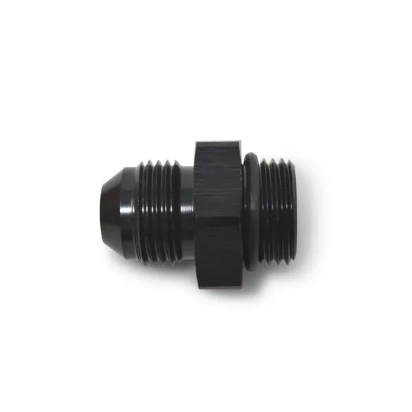 Russell - An-8 To An-6 Radius Port O-Ring Boss Adapter With Black Finish 1