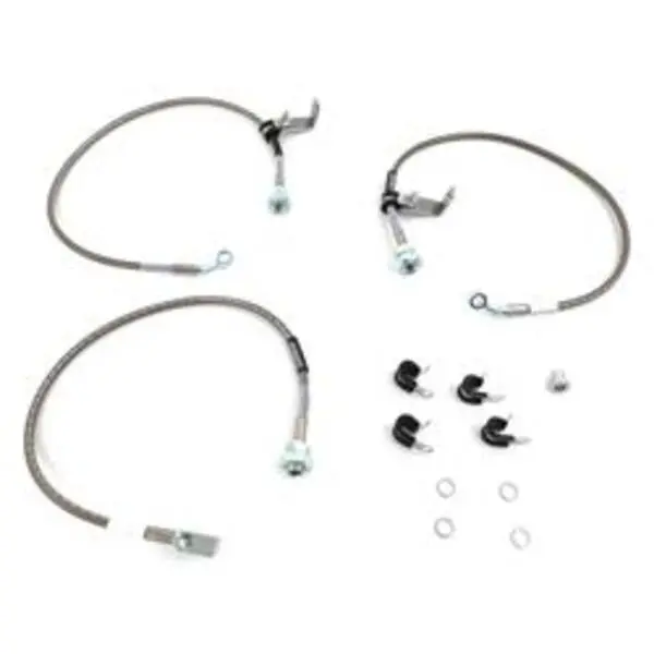 Russell - 2005-06 Gm Silverado/Sierra 1500 4Wd & 06 Stainless Steel (Front Disc, Rear Drum) 3 Lines 1