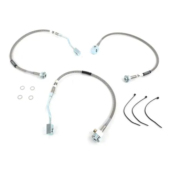 Russell - 1990-96 Ford Bronco 4Wd With 4In Lift (Front Disc, Rear Drum) 3 Lines 1