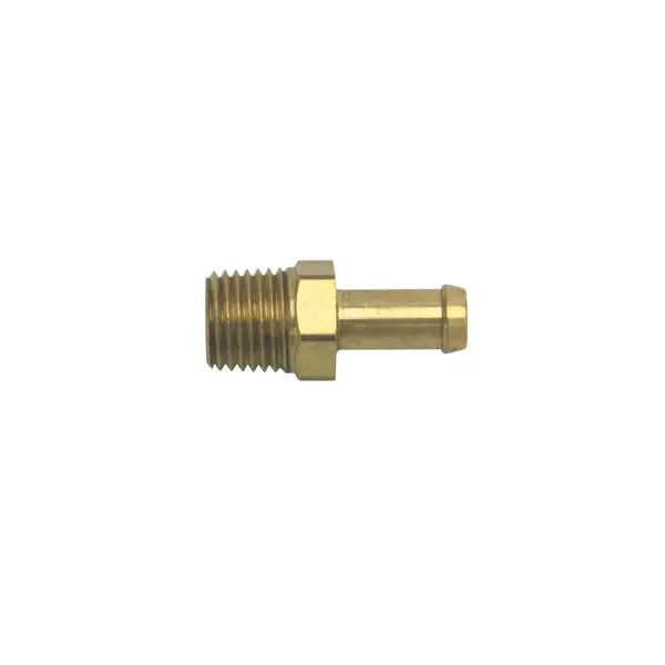 Russell - 1/4 Npt X 8Mm (5/16In) Hose Single Barb Edelbrock Manifold Brass Fitting 1