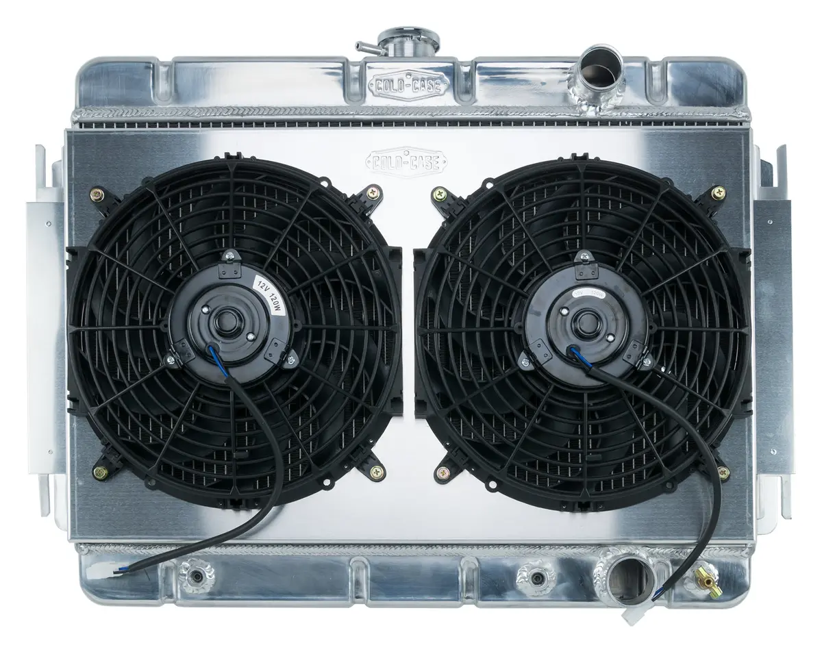Cold Case - 1964-1965 Chevy Chevelle / El Camino Aluminum Radiator And Dual 12In. Fan Kit - Automatic Transmission 1