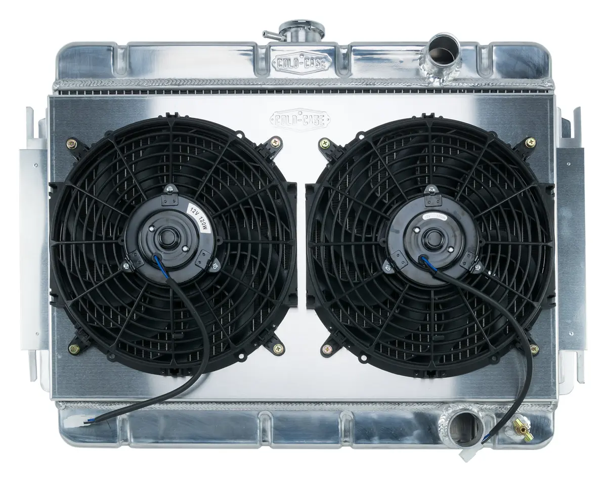 Cold Case - 1964-1965 Chevy Chevelle / El Camino Aluminum Radiator And Dual 12In. Fan Kit - Manual Transmission 1
