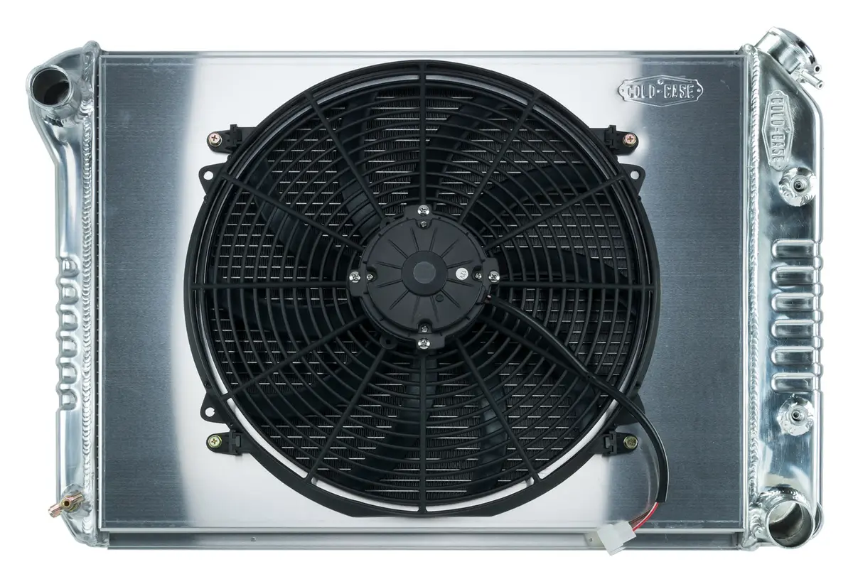 Cold Case - 1968-1979 Nova Bb Aluminum Performance Radiator And 16In. Fan Kit - Automatic Transmission 1