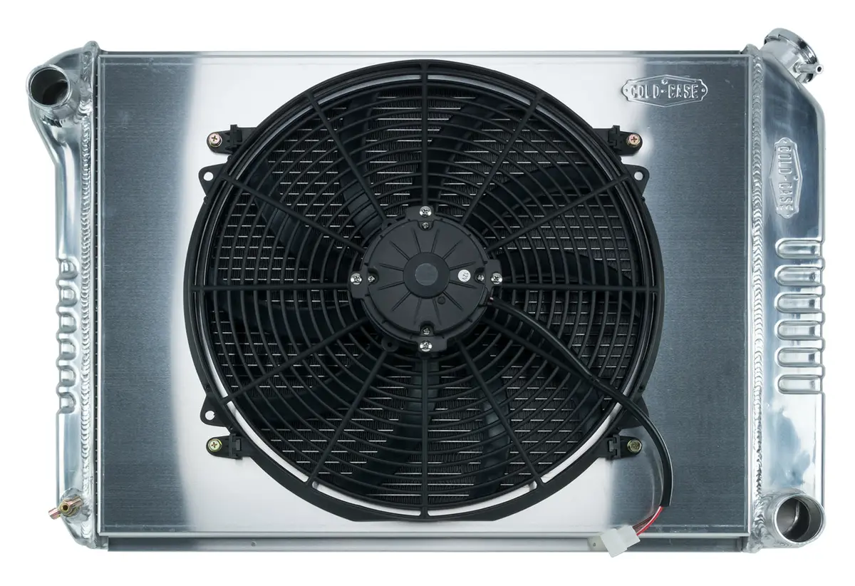 Cold Case - 1968-1979 Nova Bb Aluminum Performance Radiator And 16In. Fan Kit - Manual Transmission 1
