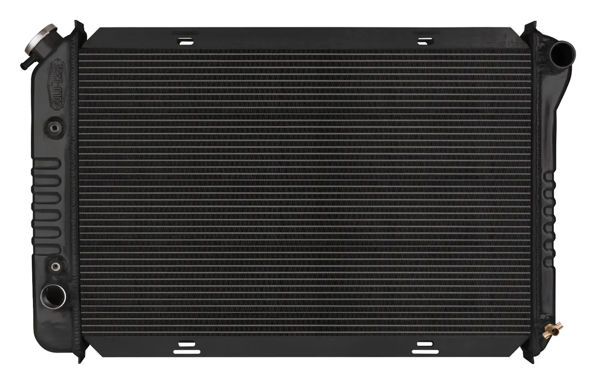 Cold Case - 1971-1973 Ford Mustang Automatic Aluminum Radiator Black Night Rider Series 1