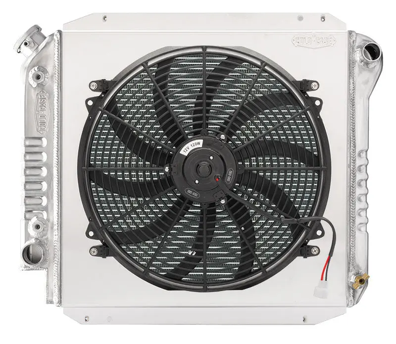 Cold Case - 1966-1977 Ford Bronco With Late Model V8 Performance Aluminum Radiator Module 1