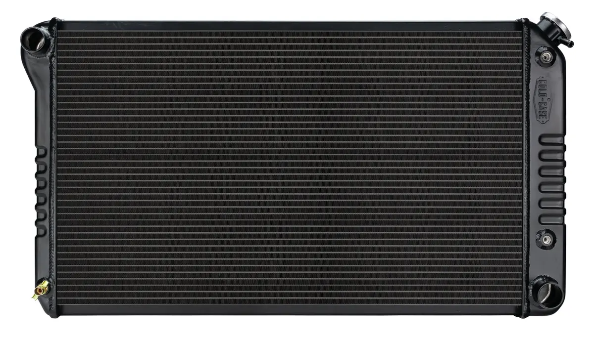 Cold Case - 1968-1977 Gm A-Body Aluminum Radiator Automatic Black Night Rider Series 1