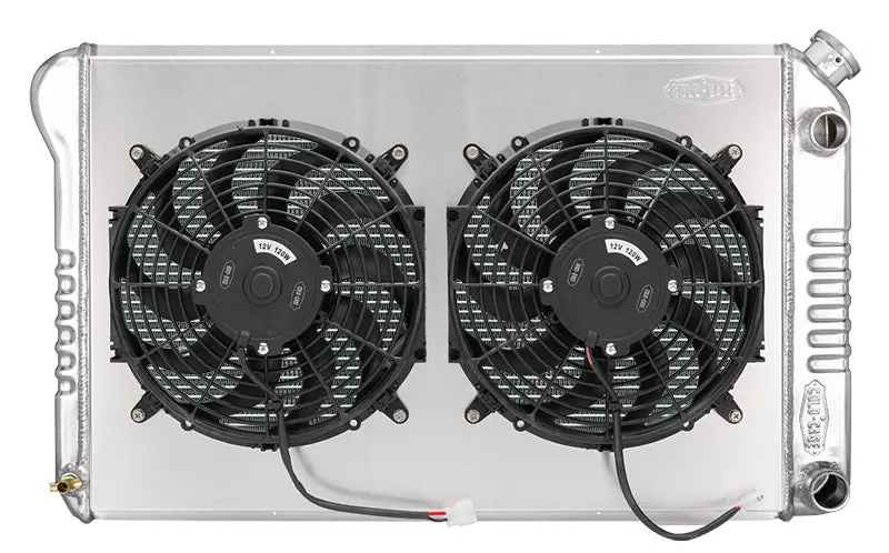 Cold Case - 1978-1988 Gm G-Body Aluminum Radiator And 12In. Dual Fan Kit Automatic Transmission Ls Swap 1