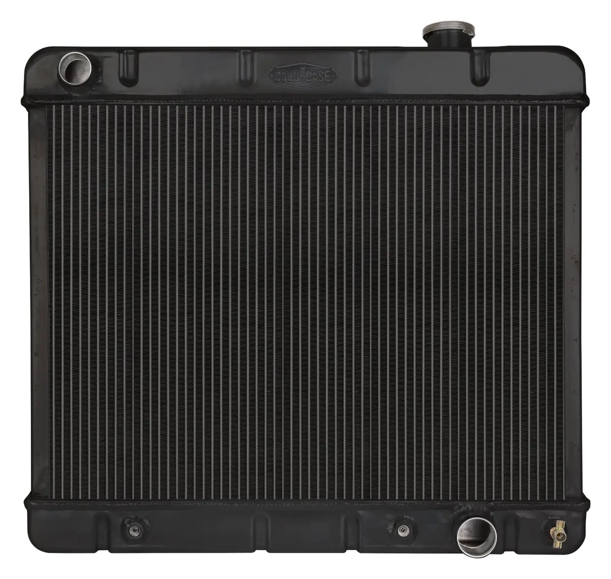 Cold Case - 1963-1966 Chevy/Gmc Pickup Truck Automatic Aluminum Radiator Black Night Rider Series 1