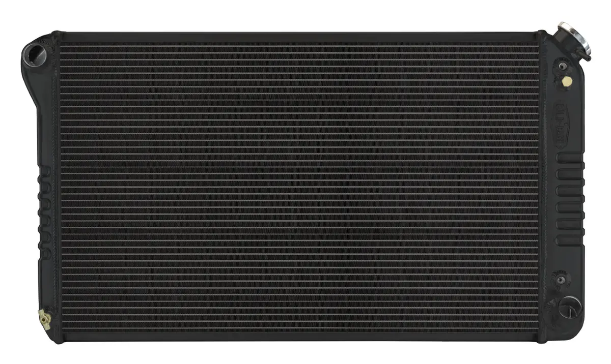 Cold Case - 1967-1976 Chevy Gmc Pickup Truck Automatic Aluminum Radiator Black Night Rider Series 1