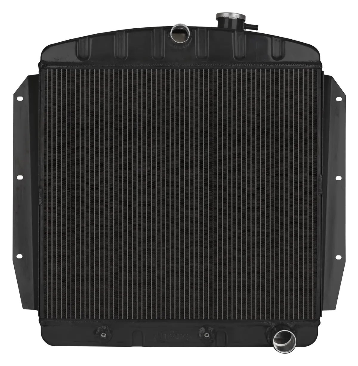 Cold Case - 1955-1959 Chevy Truck Aluminum Radiator Black Night Rider Series 1