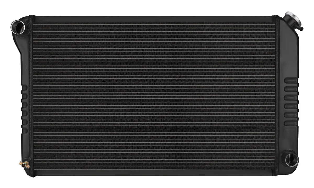 Cold Case - 1970-1981 Pontiac Firebird Radiator - Manual Transmission - Aluminum Black Night Rider Series 1