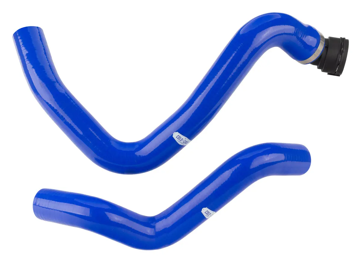 Cold Case - 2011-2014 Ford Mustang Gt And Fox Body Coyote Swap Silicone Radiator Hose Kit Blue 1