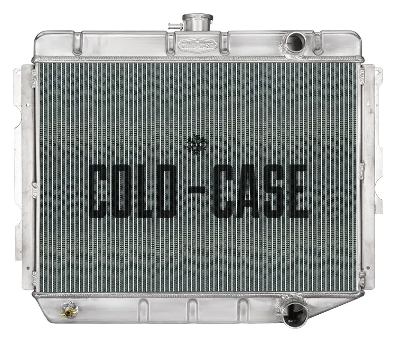 Cold Case - 1966-1974 Mopar 17X26 A,B,C,E Body Hemi Swap Performance Aluminum Radiator - Manual Transmission 1
