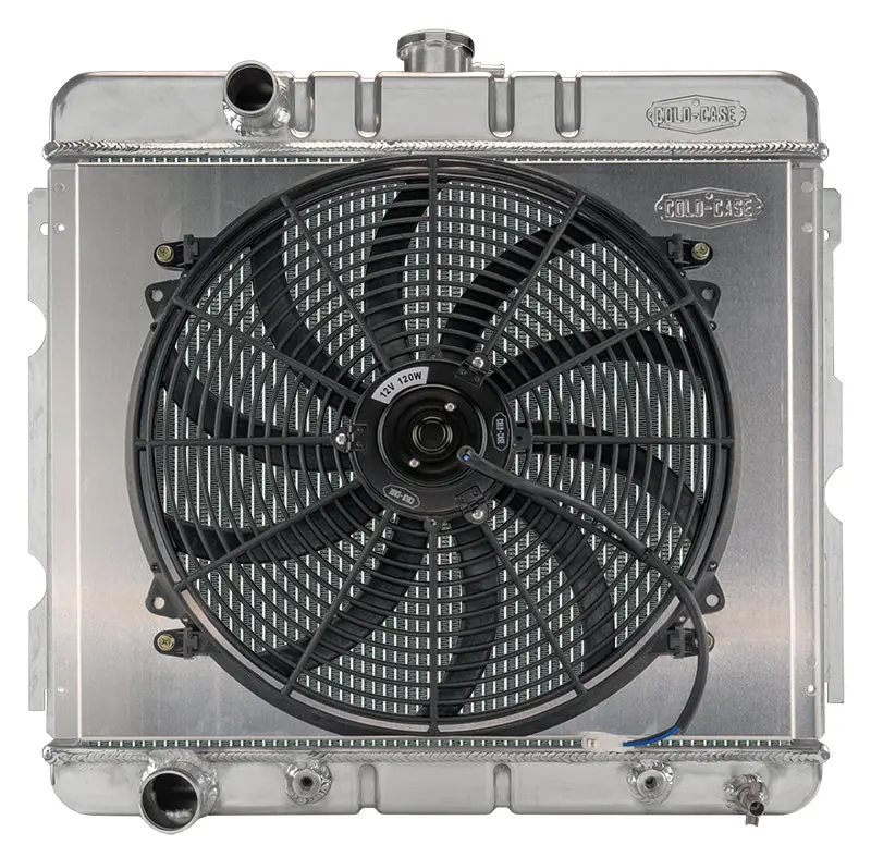 Cold Case - 1967-1969 Mopar A-Body Bb Aluminum Performance Radiator With 16In. Fan Kit 1