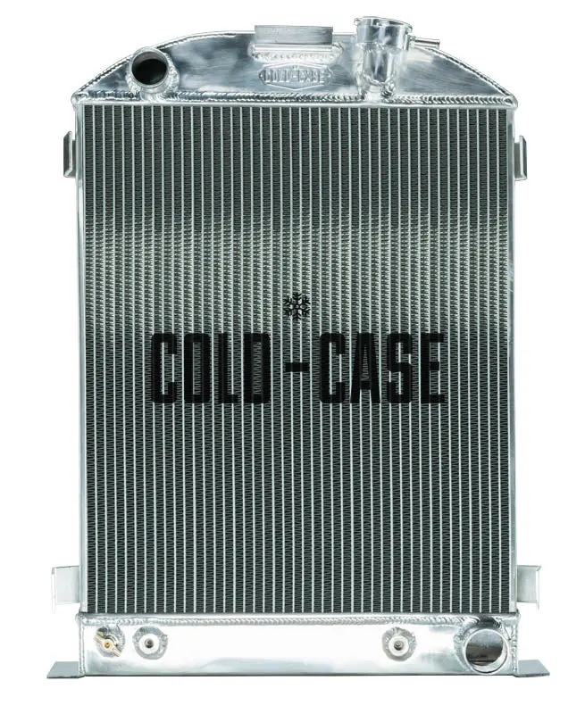 Cold Case - 1932 Ford Highboy Chevy Engine 25.5In. Aluminum Performance Radiator 1