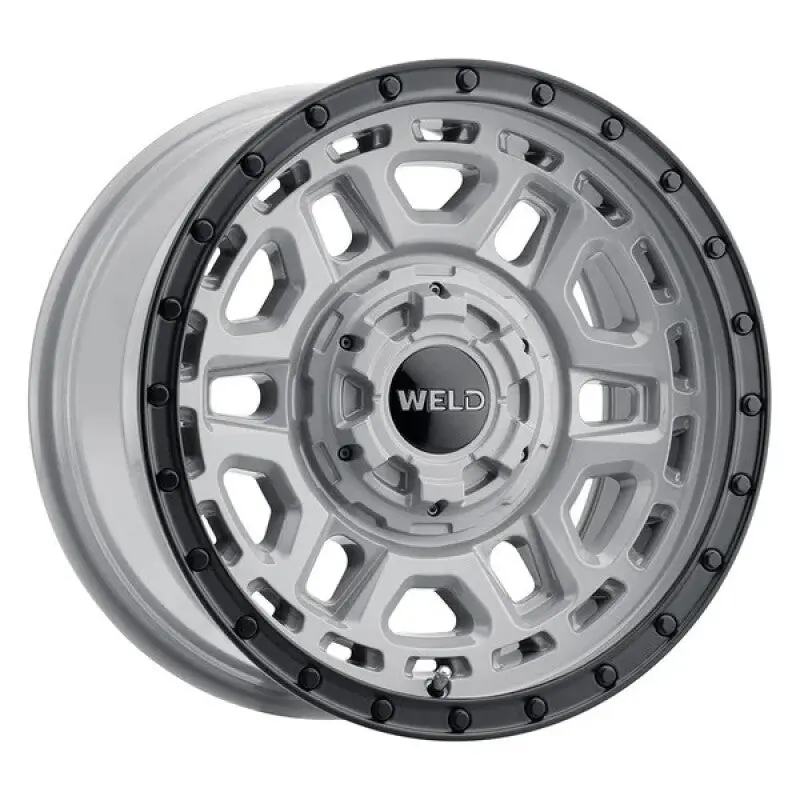 Weld Off-Road Crux 17X9in / 6X135 Bp / Et -12 / 106.1Mm Bore - Gloss Armor Gray / Satin Black Wheel 1