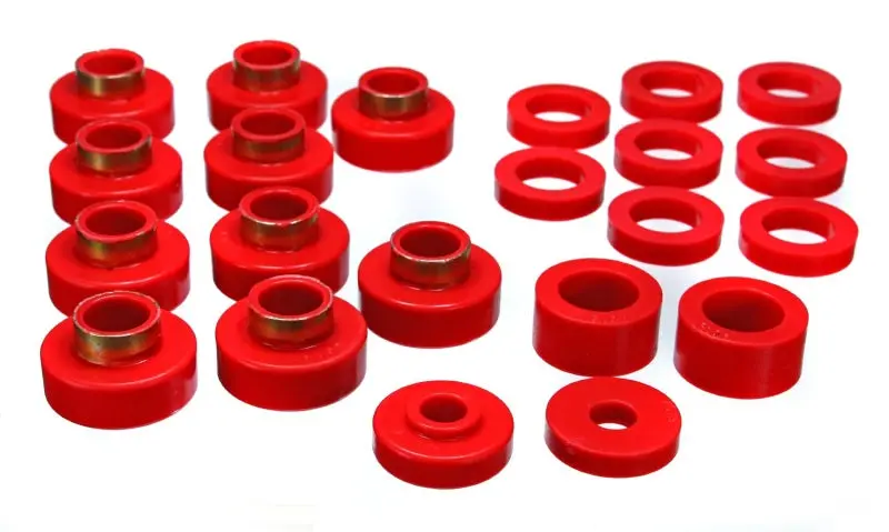 Energy Suspension Cj5-7 Body Mounts - Red 1