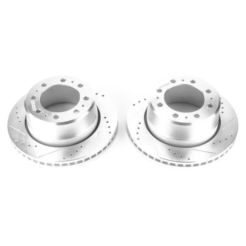 Power Stop 13-22 Ram 3500 Rear Drilled & Slotted Rotor - Pair 1