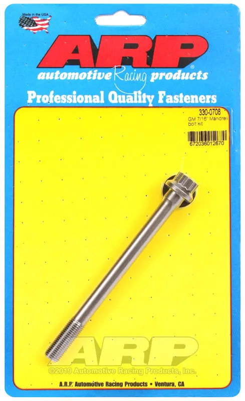 Arp Gm 7/16 Mandrel Bolt Kit 1