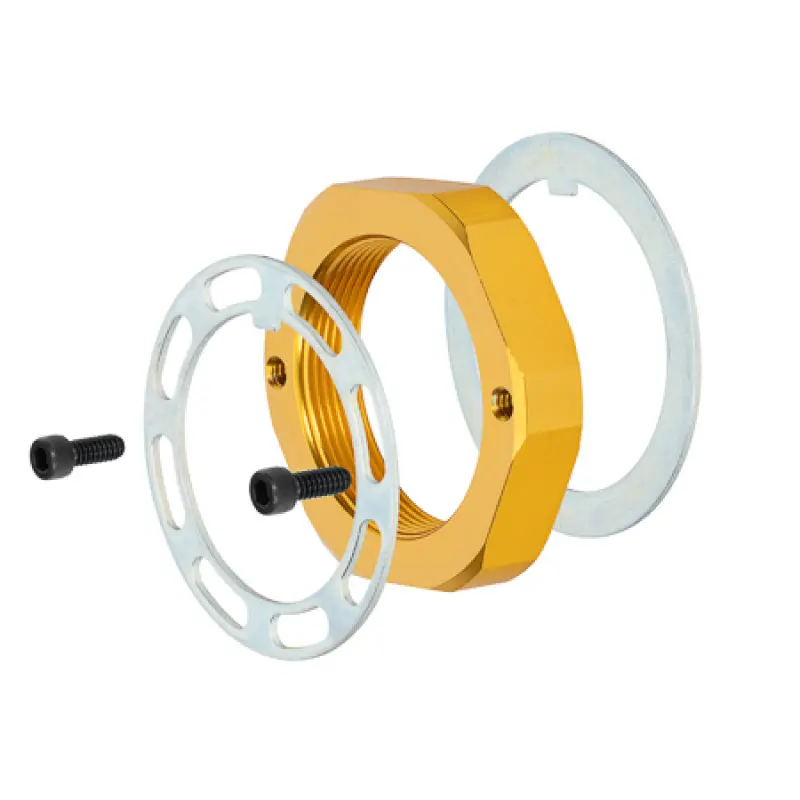 Wilwood Spindle Nut W5 Self Locking Assembly - Gold 1