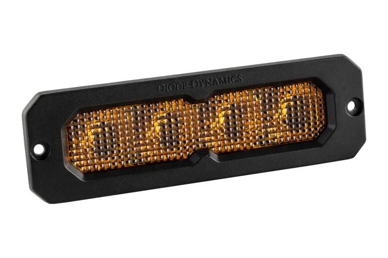 Diode Dynamics Ss6 Max Yellow Flood Flush Abl (Single) 3000K 1