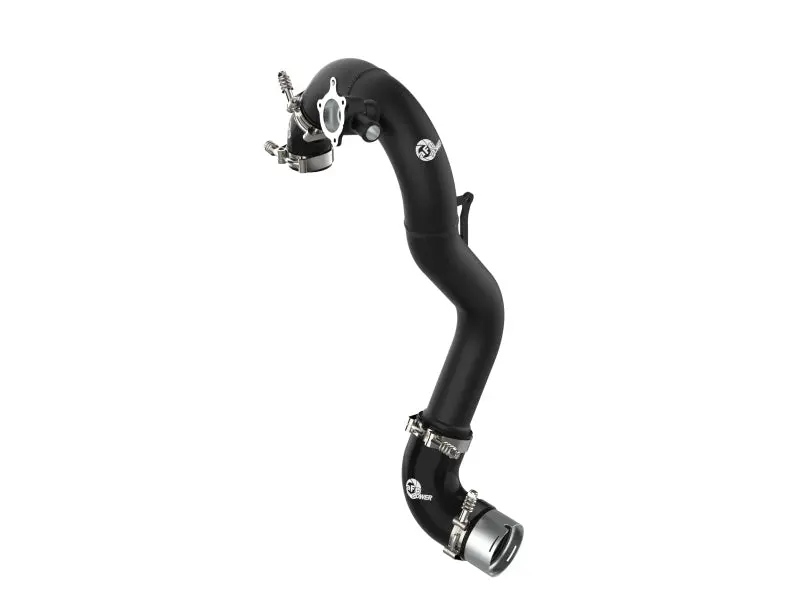 Afe Power 21-22 Ford Bronco L4-2.3L (T) Bladerunner 3 In Aluminum Hot Charge Pipe Black 1