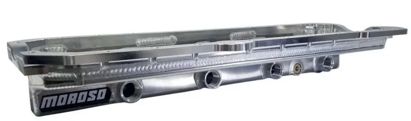 Moroso Toyota 2Jz-Ge/2Jz-Gte -12 An Fittings Aluminum Dry Sump Oil Pan 1