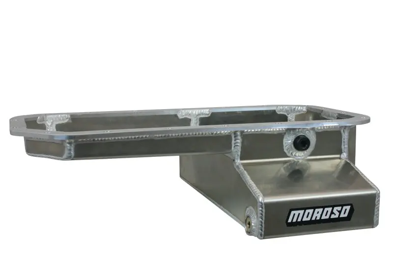 Moroso Toyota 2Rzfe/3Rzfe Kicked Out Wet Sump 5Qt 5.5In Aluminum Oil Pan 1