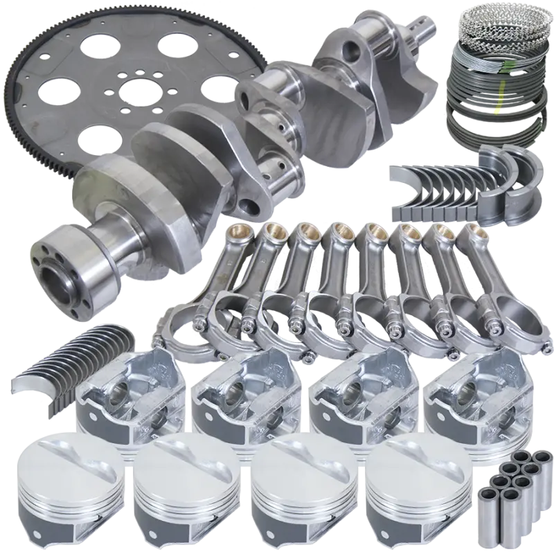 Eagle Chevy 350 1Pc 3.750In Crank 5.700In I-Beam Rods 4.000In Pistons 153 Tooth Fp Balanced Assembly 2