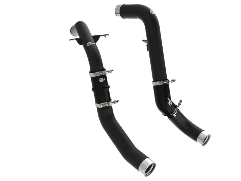 Afe Ram 1500 20-22 V6-3.0L (Td) Bladerunner 2-1/2 In & 3In Aluminum Hot & Cold Charge Pipe Kit Black 1