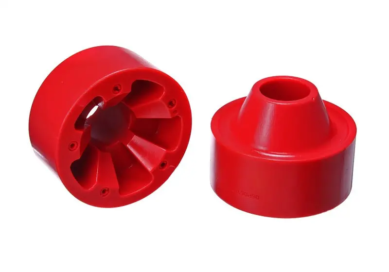 Energy Suspension 07-17 Jeep Wrangler (Jk) Red Rear Coil Spring Spacer 1-3/4In Lift Set 1