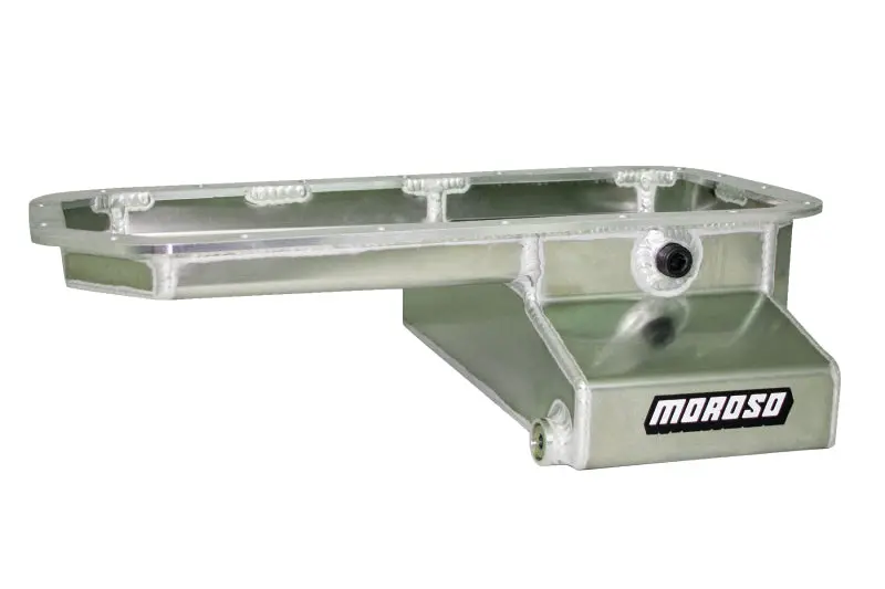 Moroso Toyota 2Rzfe/3Rzfe Kicked Out W/-16An Pick Up Wet Sump 5Qt 5.5In Aluminum Oil Pan 1
