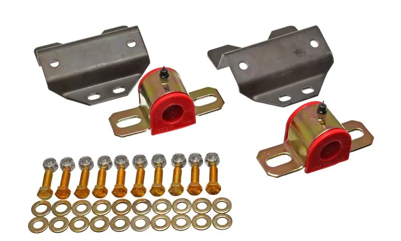 Energy Suspension 67-72 Dodge Dart / 65-69 Charger Red 15/16In Greasable Bushing Adapter Kit 1