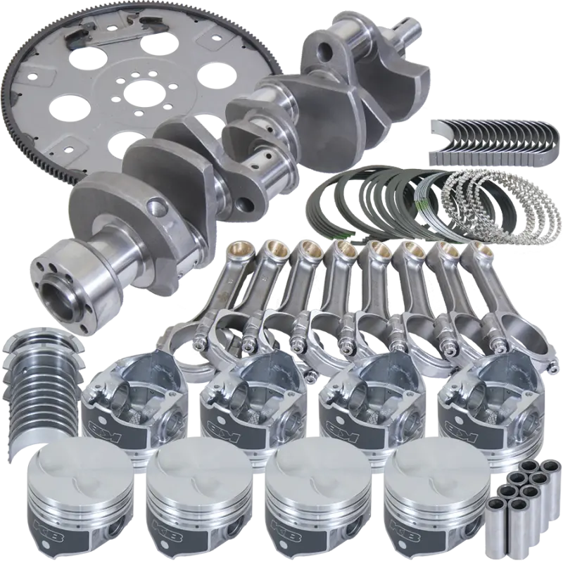 Eagle Chevy 305 1Pc 3.480In Crank 5.700In I-Beam Rods 3.766In Pistons 168 Tooth Fp Balanced Assembly 1