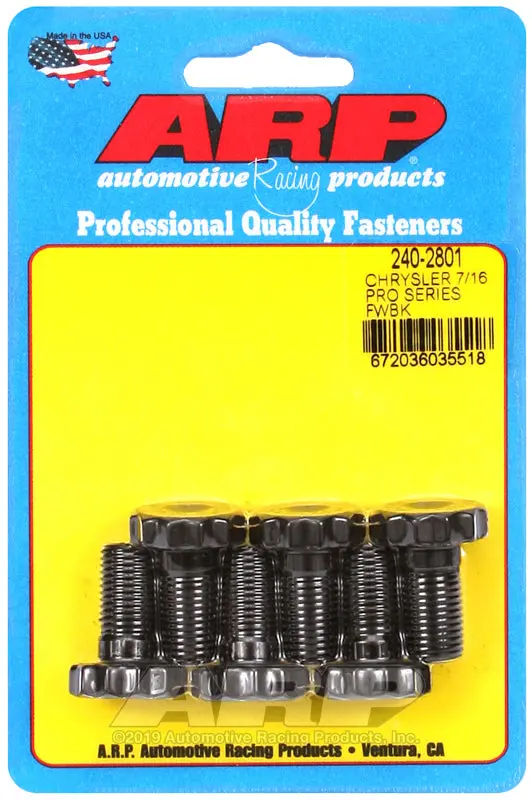 Arp Chrysler 7/16In X 20 - .875In Length Pro Series Flywheel Bolt Kit 1
