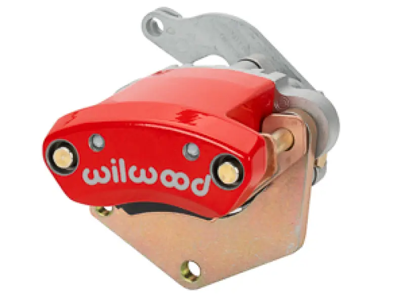 Wilwood Lh Mc4 Mechanical Parking Brake Caliper - 2.00In Bracket - 1.10In Disc - Red 1