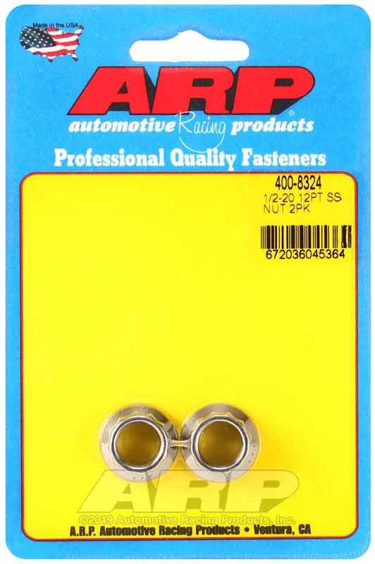 Arp 1/2-20 Ss 12Pt Nut Kit 1