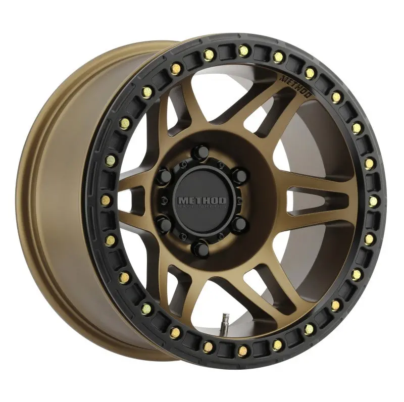 Method Mr106 Beadlock 17X9 -44Mm Offset 5X5 71.5Mm Cb Method Bronze W/Bh-H24125 Wheel 1