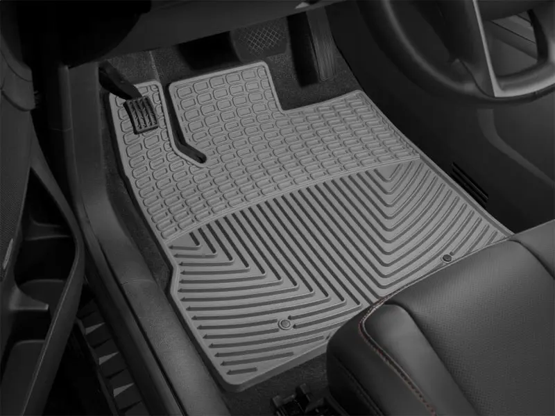 Weathertech 2019+ Chevrolet Silverado 1500 Rear Rubber Mats - Grey 1