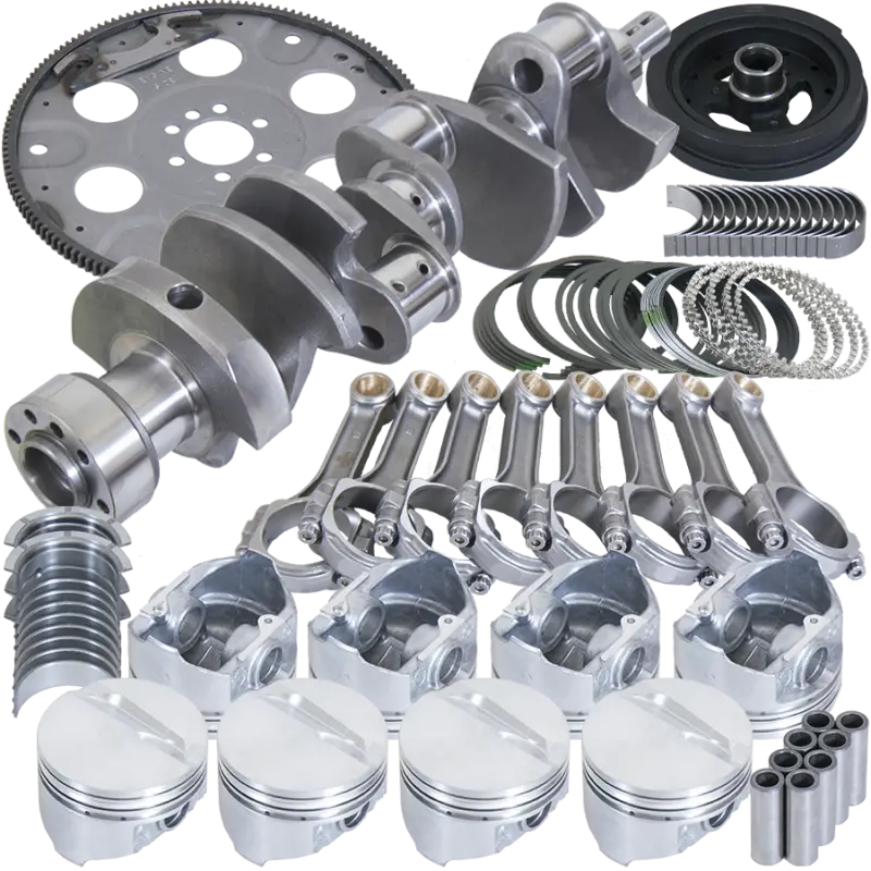 Eagle Chevy 350 1Pc 3.750In Crank 5.700In I-Beam Rods 4.030In Pistons 153 Tooth Fp Balanced Assembly 1