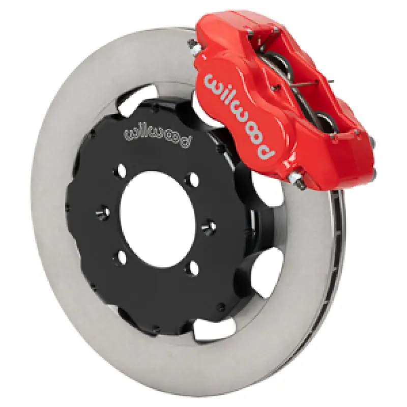 Wilwood Forged Dynalite Front Hat Kit 11.75In Rotor Red Caliper 16+ Miata 1
