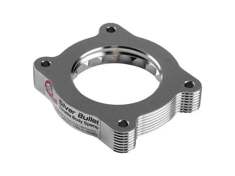 Afe 07-13 Chevrolet Silverado 1500/Gmc Sierra 1500 Silver Bullet Throttle Body Spacer - Silver 1