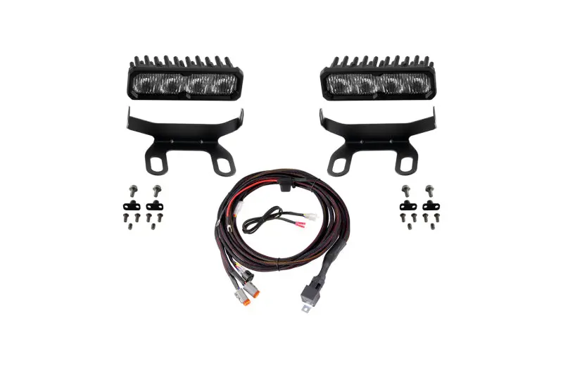 Diode Dynamics 2013-2018 Ram 1500 Ram Standard Ss6 Max Led Kit White Fog 6000K 1