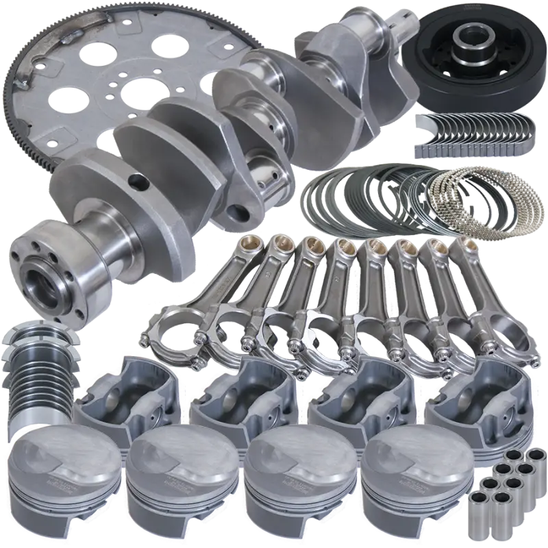 Eagle Chevy 454 1Pc 4.250In Crank 6.385In I-Beam Rods 4.280In Pistons 168 Tooth Fp Balanced Assembly 1