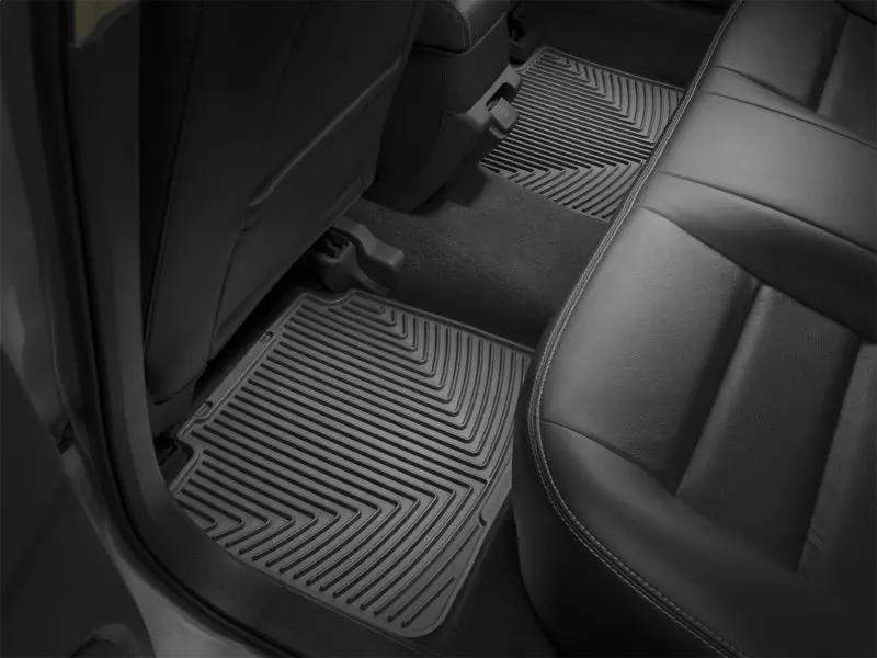 Weathertech 2021-2025 Ford Bronco Rear Rubber Mats - Black 1